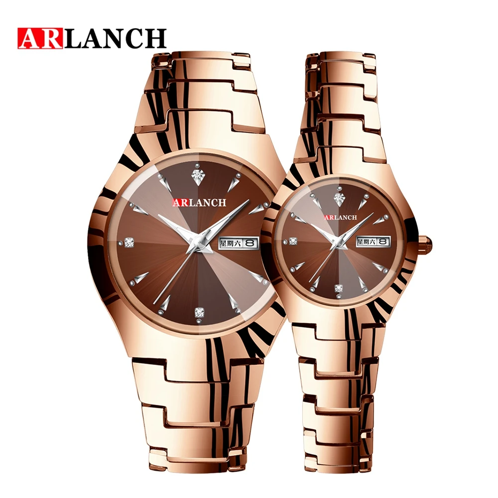 Часы наручные для влюбленных брендовые роскошные мужские и женские часы с