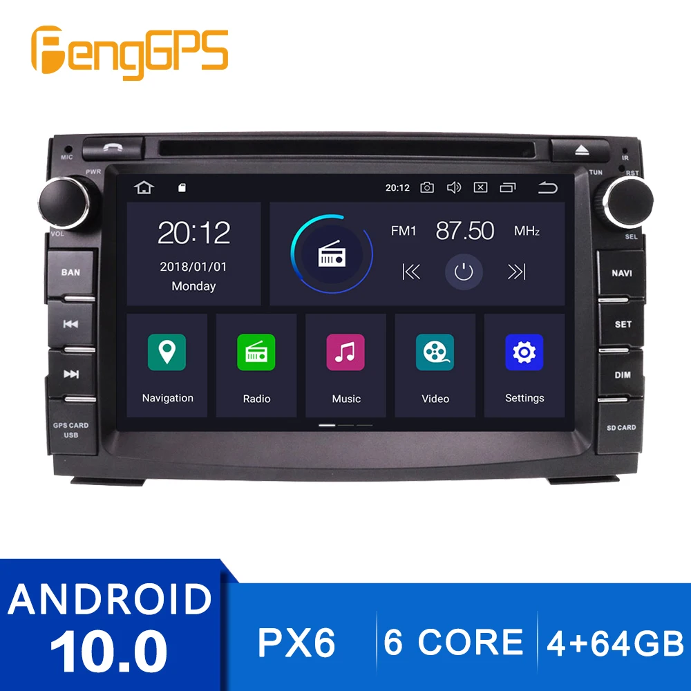 

Android 10.0 GPS Navigation For KIA Ceed 2010-2012 Venga Touchscreen Multimedia Headunit DVD Player FM AM Radio With Carplay