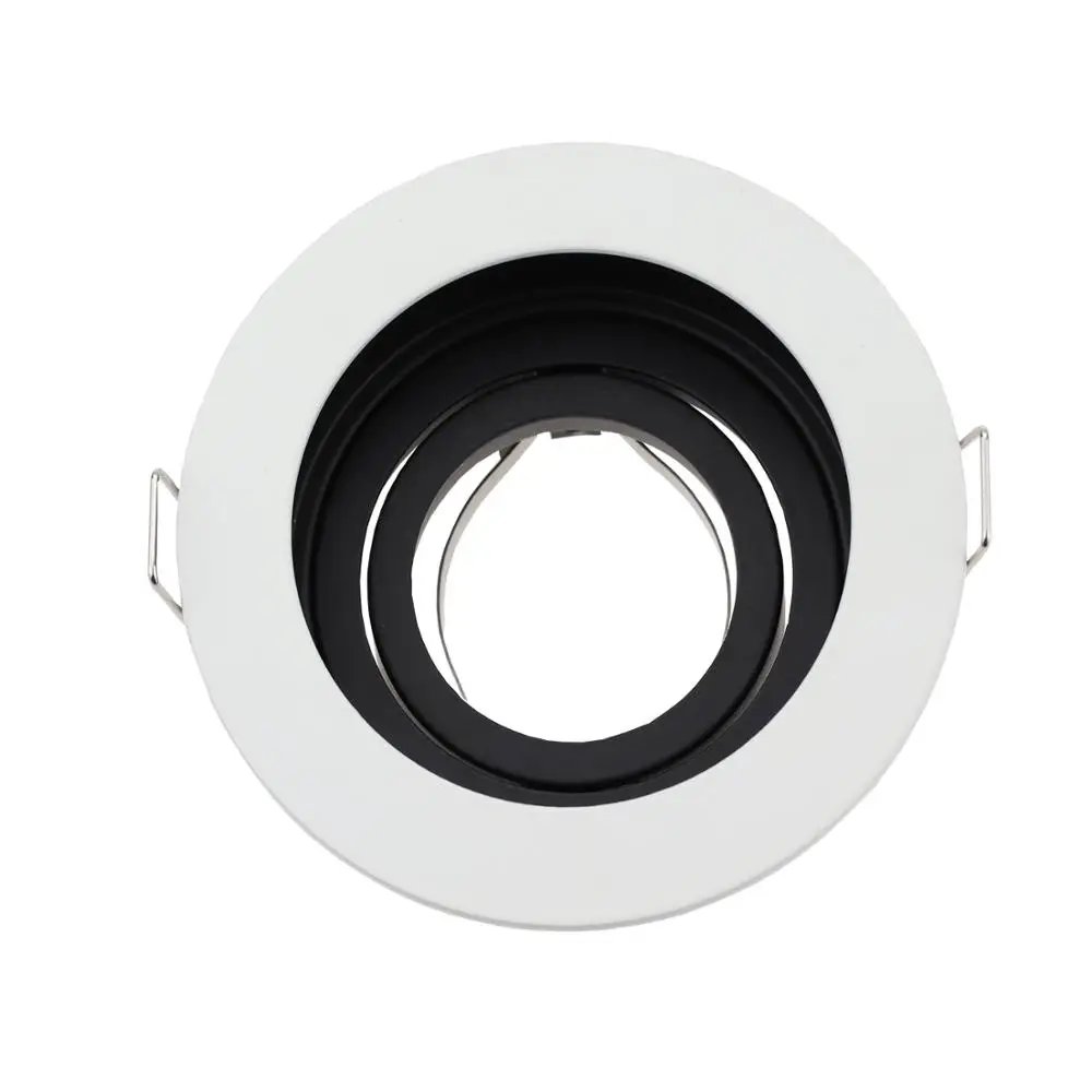 GU10 Spot bulb fixture Zinc alloy Ceiling Recessed led Lamp 90mm Cut Hole with Bulb Replaceable Downlights MR16 fitting | Лампы и