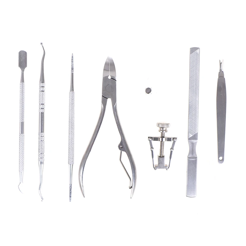 Набор инструментов для педикюра 8X коррекции вросших ног уход за