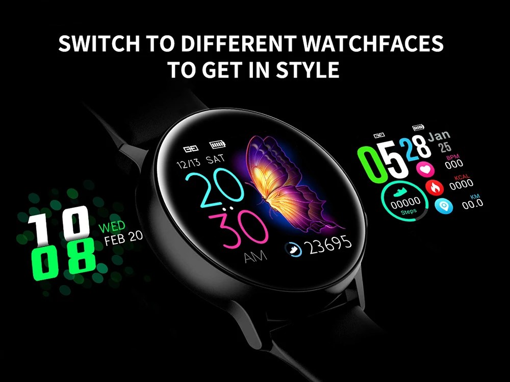 Для женщин IP68 водонепроницаемый смарт-часы Bluetooth Smartwatch для Apple IPhone xiaomi LG монитор