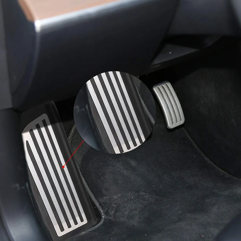 Модель 3 ног накладка на &quotмертвую педаль&quot из нержавеющей стали Нескользящая