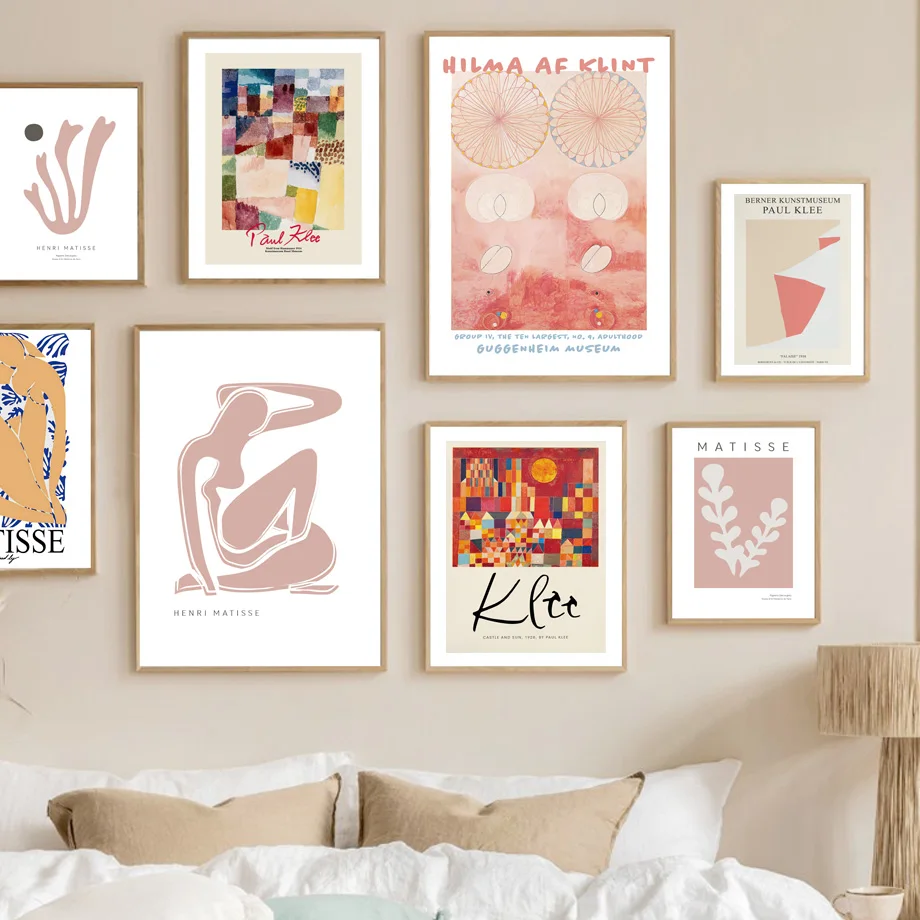 

Paul Klee Matisse Abstract Leaf Thinker Coral Wall Art Canvas Painting Nordic Posters And Prints Decor Pictures For Living Room