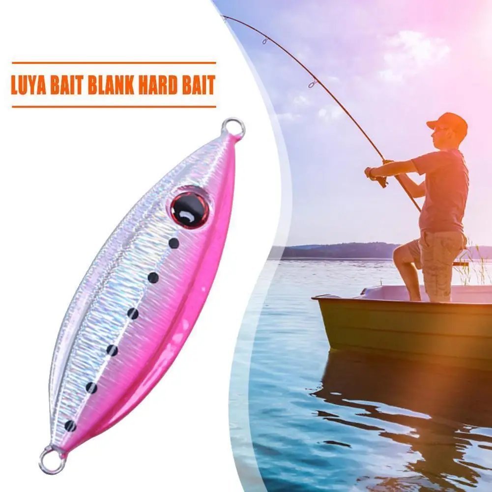 

New Hot Sale Fishing Lure Falling Leaves Lure Iron Rocking Shot Lead Long Outdoor Slow Sea Artificial Plate Season Ice Fish T2H4