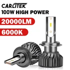 Автомобильная светодиодная лампа Carlitek H7 H4 H11 6000 лм, передсветильник РА 9005 K H8 H9, автомобисветильник ры s, противотуманные мини-лампы Hb3 9006 Hb4, диодные автомобильные лампы Ice