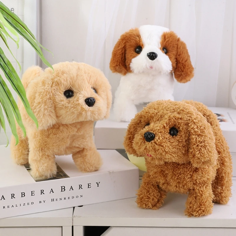 

MXLE Different Styles of Creative Electric Toy Super Cute Toddler Wagging Tail Collar Lovely Puppy Halloween Gift for Kids