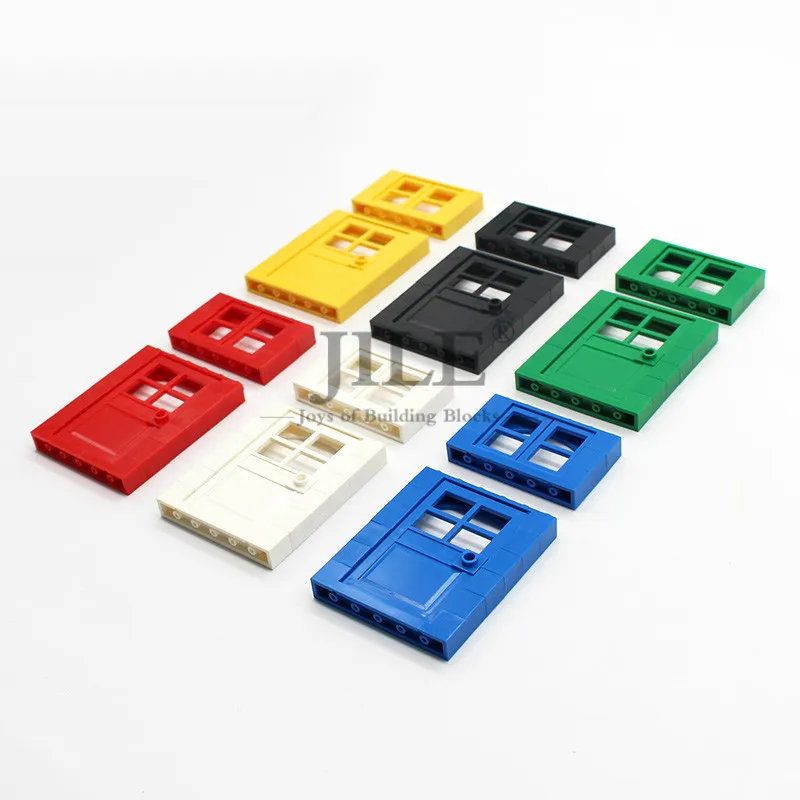 Конструктор Moc окно дверь городской уличный вид дом сделай сам просвечивающие