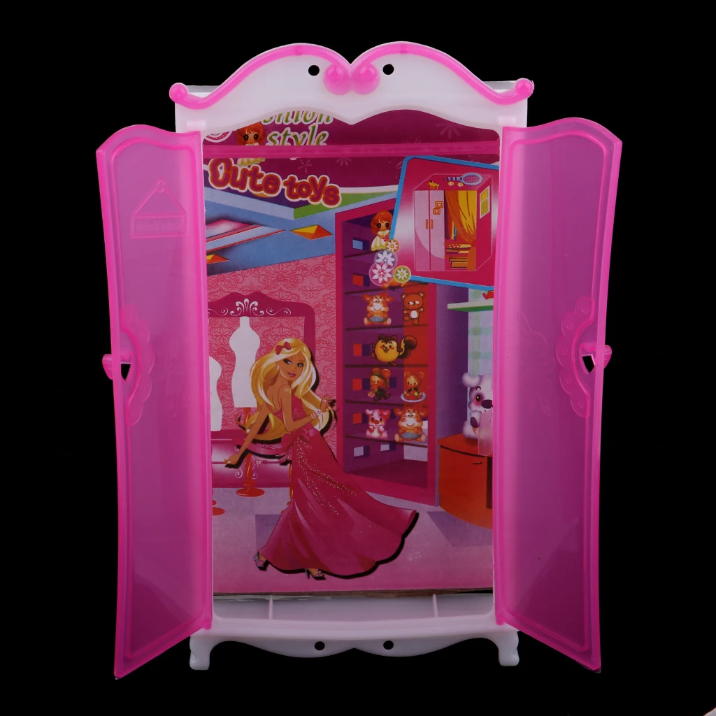 

Closet Wardrobe Cabinet Miniature Furniture Doll House Decor