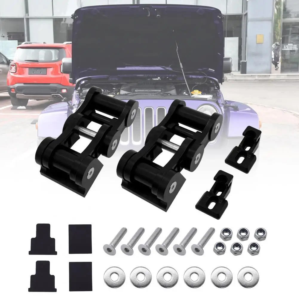

Easy Installation Wear-resistant Metal Hood Bracket for Wrangler JK 2007-2017