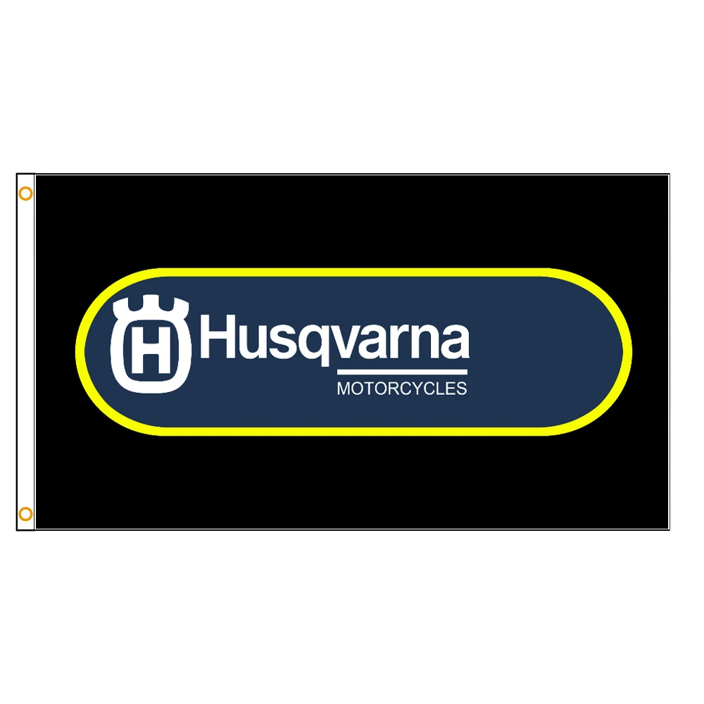 

90x150 см 120x180 см шведский Гоночный флаг Husqvarna