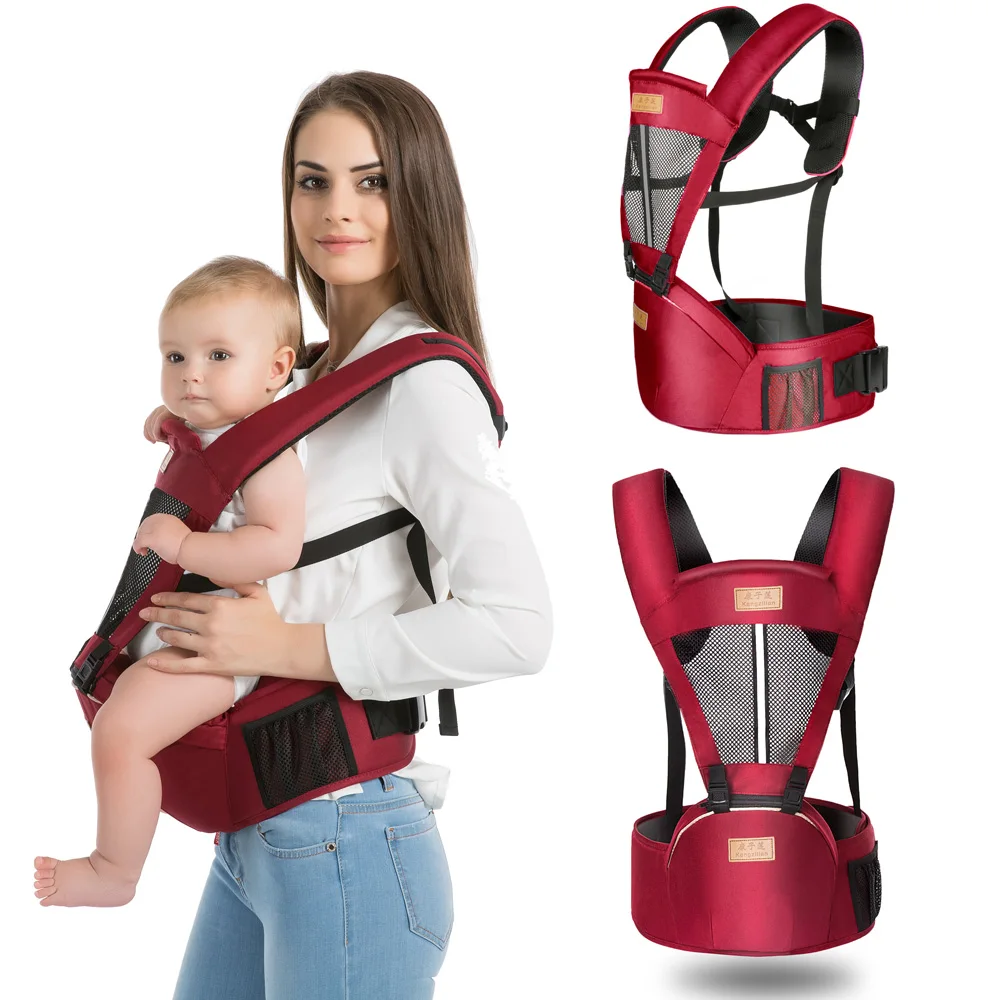 Слинг кенгуру для детей 0 36 месяцев дышащий регулируемый|Рюкзаки и сумки