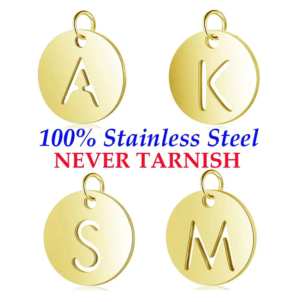 5 шт. подвеска из нержавеющей стали 26 букв|Шармы| |