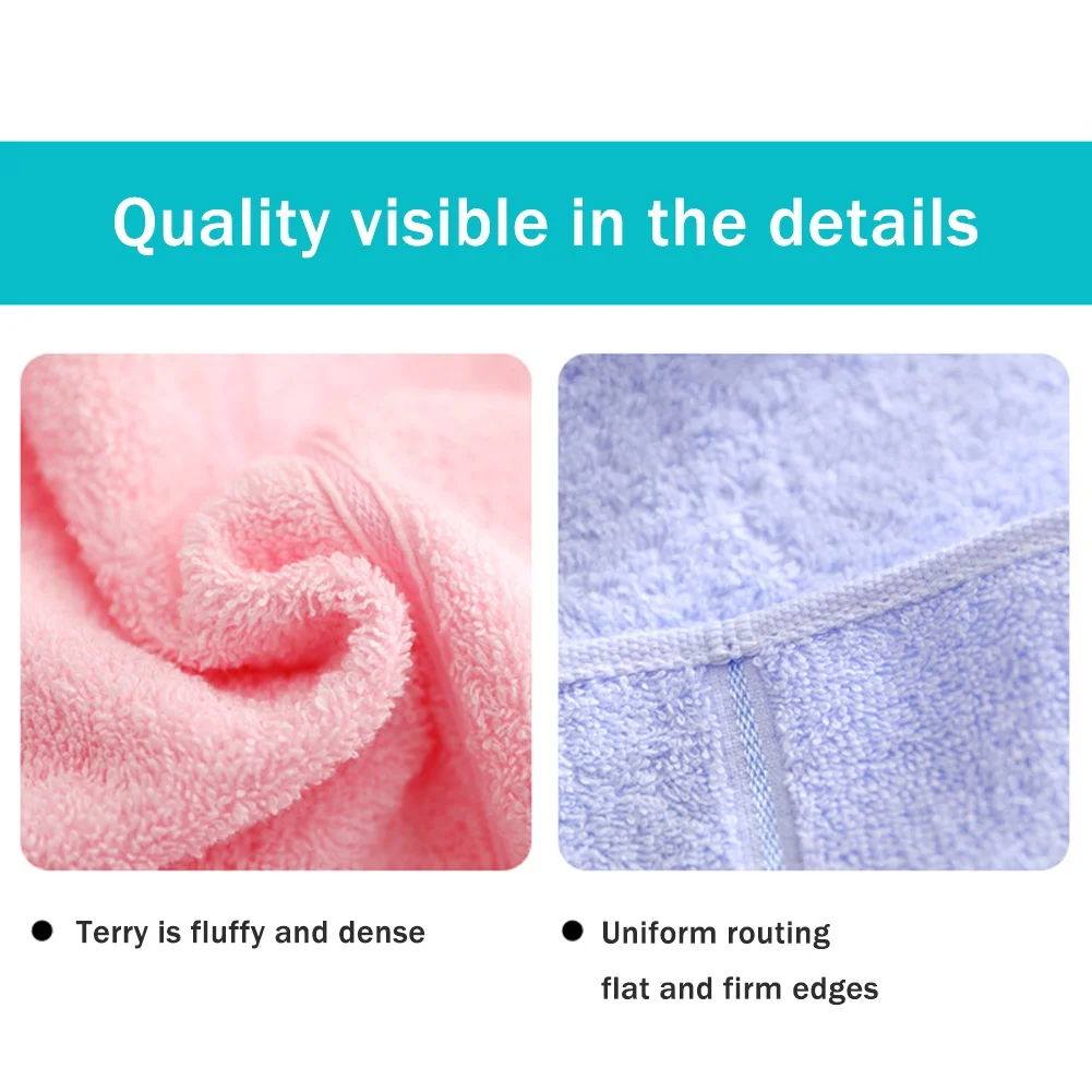 

Towel Baby Facecloth Baby Bath Towel Cotton Embroidered Cloth Soft Absorbent Kindergarten Washcloth Suitable For Babies 2021