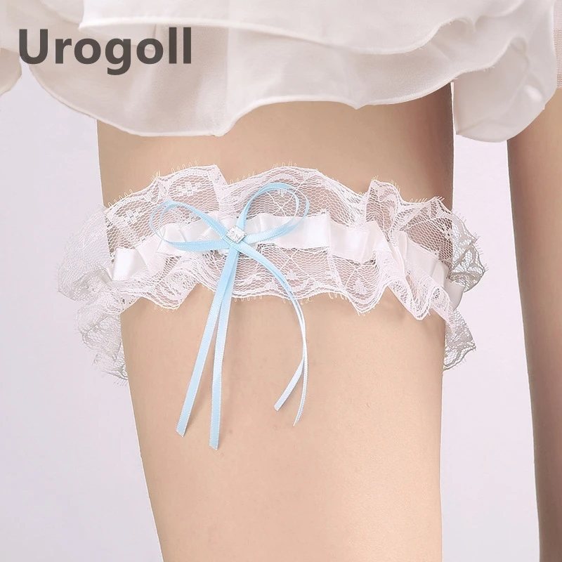 Модные свадебные подвязки с цветами бисером жемчугом кружевом сексуальные для