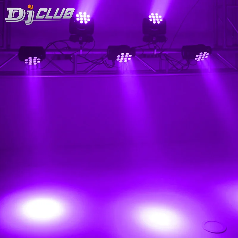 Движущийся светодиодный DMX сценический светильник Лира стирка RGBW 4In1 звуковая