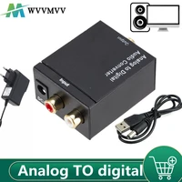 latest analog to digital adc converter optical coax rca toslink audio sound adapter spdif adaptor for apple tv for xbox 360 dvd