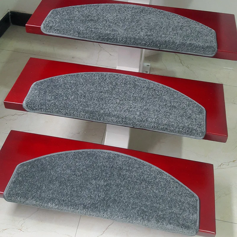 Нескользящие коврики серого цвета для лестницы самоклеящиеся защитные ступенек