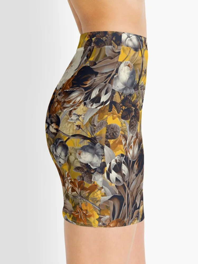 

Multicolored watercolor stripes pattern Mini Skirt