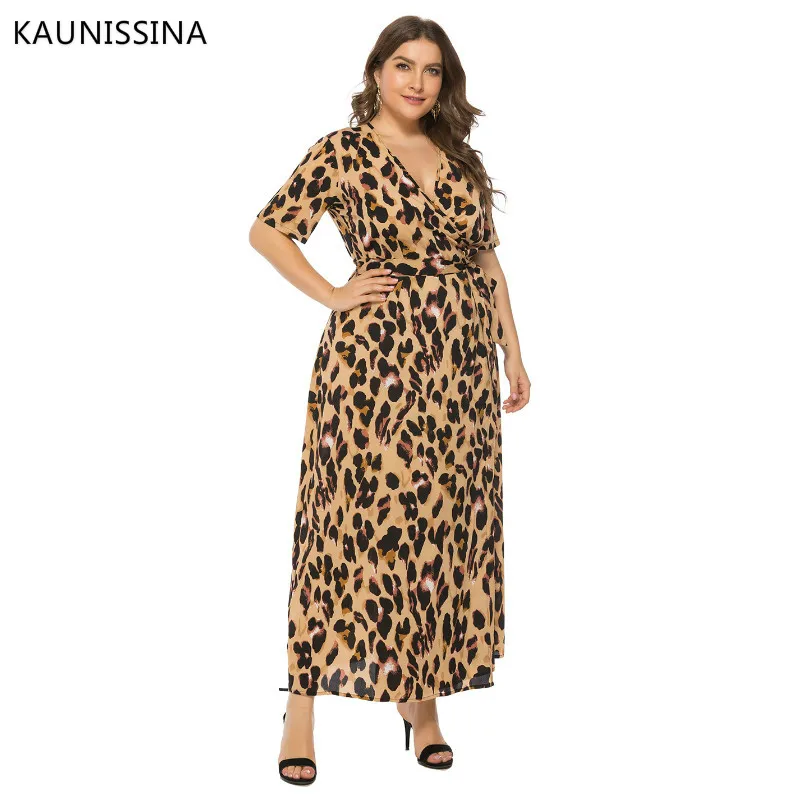 Женское вечернее платье с цветочным принтом коротким рукавом и V образным