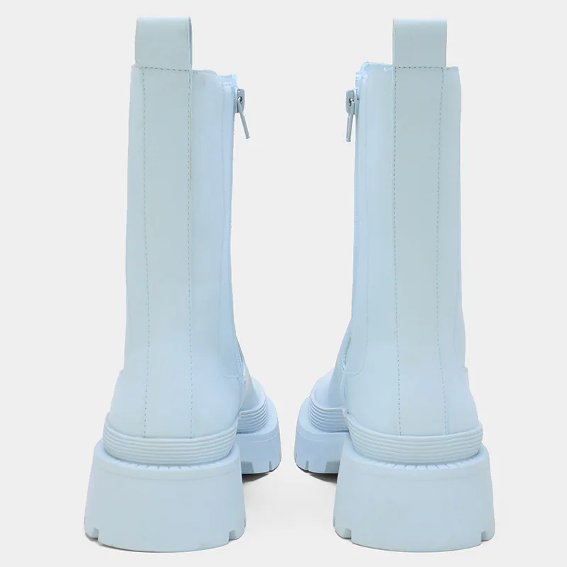 

Женские резиновые ботинки с круглым носком, зимняя обувь на молнии, осенние ботинки-женские ботинки челси, роскошные дизайнерские дождевые ...