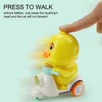 little yellow duck toy tumbler toy cute chicken tumbler music bell baby early education rattle toy training balance sense toy