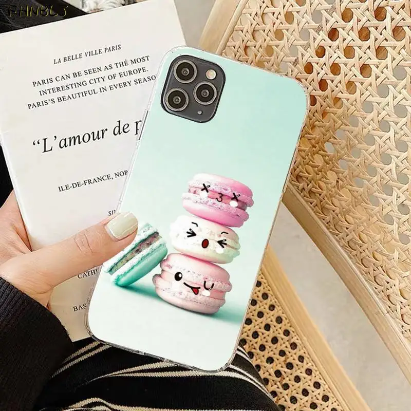 FHNBLJ черный чехол для мобильного телефона с изображением десертного мороженого