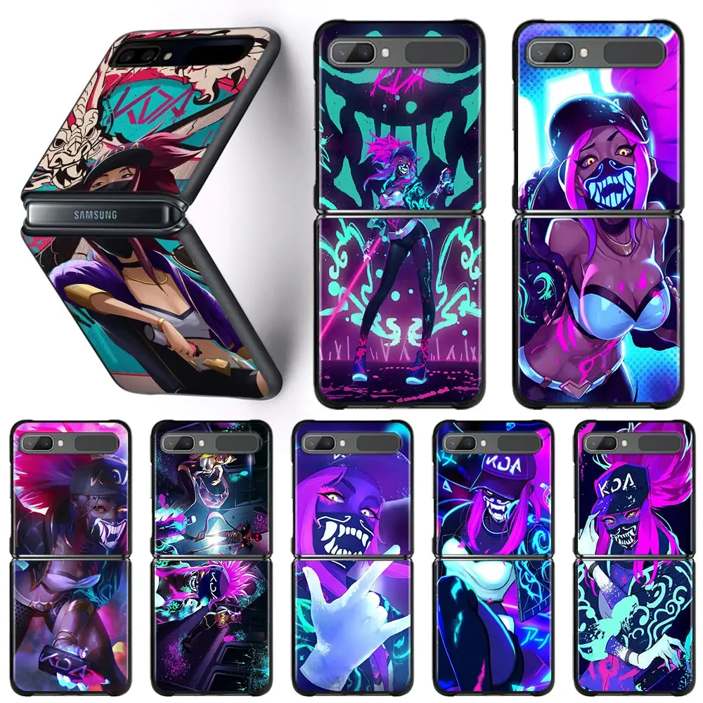 

Phone Case For Samsung Galaxy Z Flip3 5G z flip zflip ZF Cover Folding Hard PC Fundas Hot Game KDA