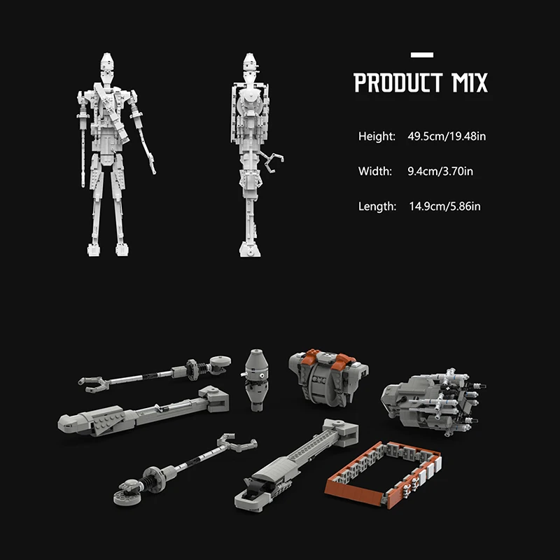 MOC-42820 IG-Серия [убийца дроид] Строительные блоки РОБОТ Кирпичи Детские игрушки -