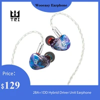 tri starsea 2ba1dd hybrid driver unit hifi in ear earphone monitor sport headphone headset noise cancelling earbuds tri i3