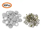 30 шт пряжки универсальный автомобильный интерьер потолочная ткань крепежный винт Кепки крыши оснастки фиксатор заклепок автомобильной обшивки потолка автомобиля для ремонта кнопки