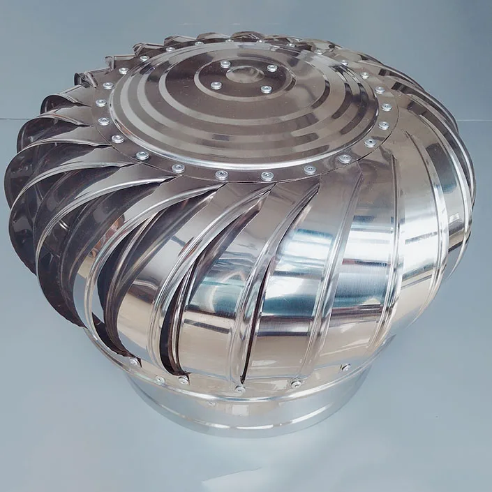 Бесмощный вентилятор для крыши из нержавеющей стали натуральный ветровой