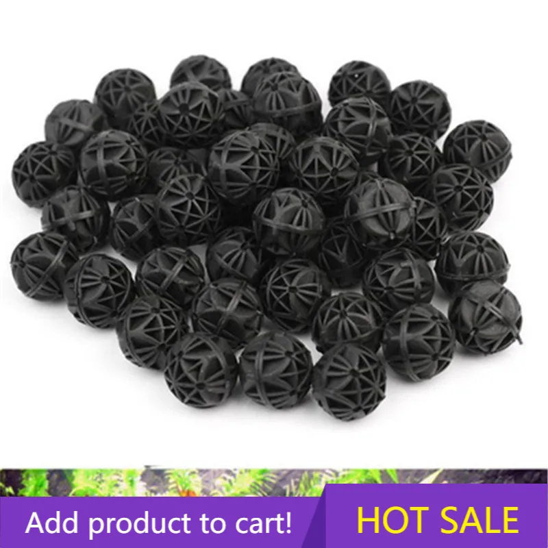 Аквариумный фильтр 100 шт./лот 16 мм био-шарики влажные/сухие фильтры для аквариума