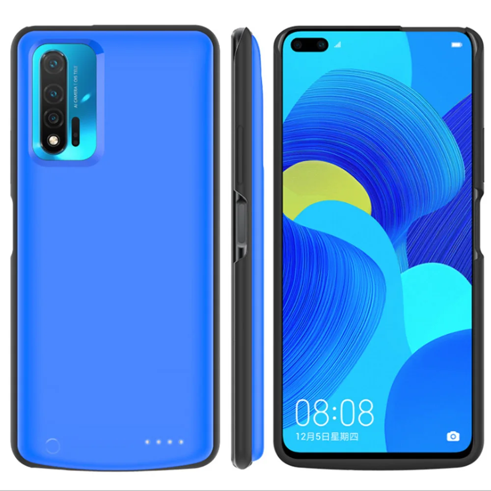 

6800 Mah For Huawei Nova 6 Battery Charger Case Nova6 Power Bank For Huawei Nova 6 Soft Silicone Battery Funda Case
