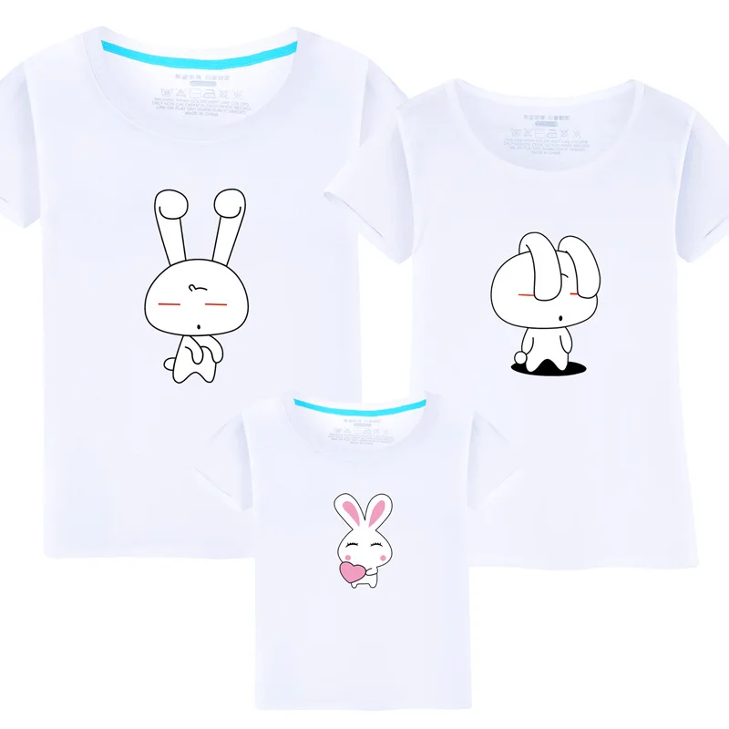 Футболка для мамы и меня одинаковая семейная одежда родителей детей летняя