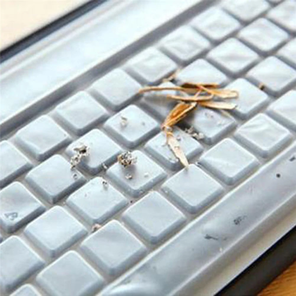 108 Keys Keyboard Cover For Universal Desktop Computer 17 inch silicone keyboard cover case transparent clear protecter film | Компьютеры