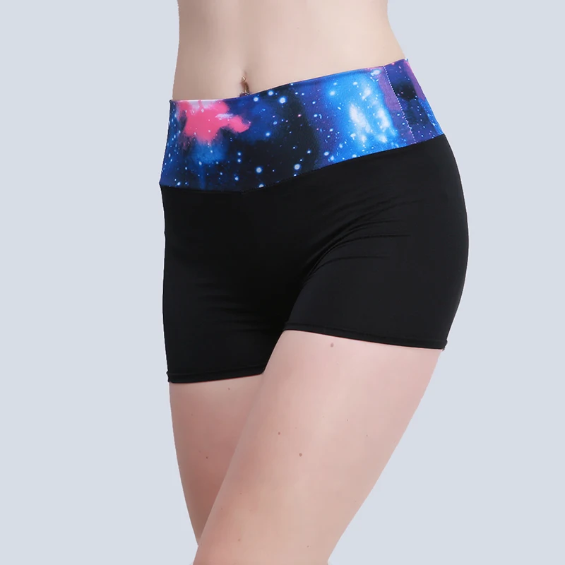 

Summer Women Shorts Fashion Girl's Casual Patchwork Color Skinny Slim Fitness Shorts Soft Comfortable 6 Colors KH859911