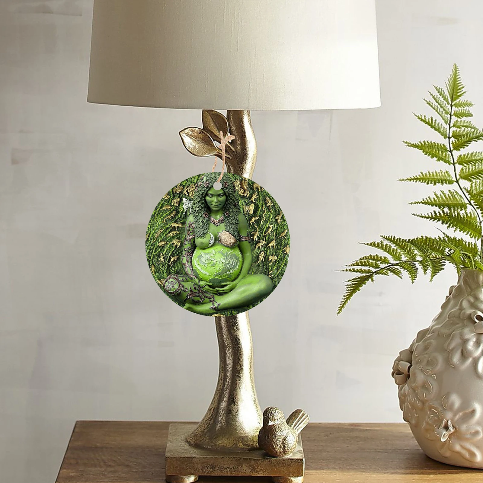 

Mother Earth Statue Earth Art Statue Tag Mother Figurine Garden Pendant Goddess Statue For Gifts Home Outdoor Decoration