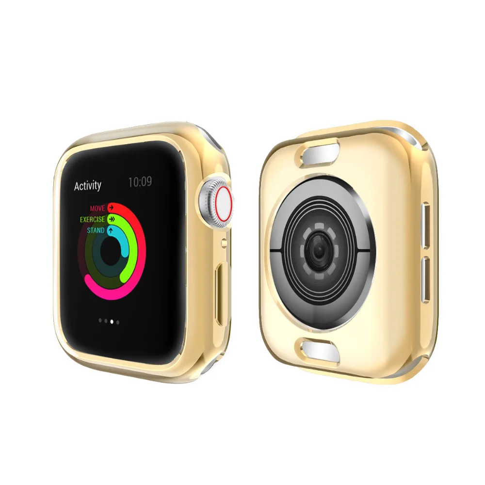 Мягкий ТПУ защитный чехол 38 мм 42 для Apple Watch 5 40 44 гибкий бампер iWatch серии 4 3 2 1|Ремешки часов| |