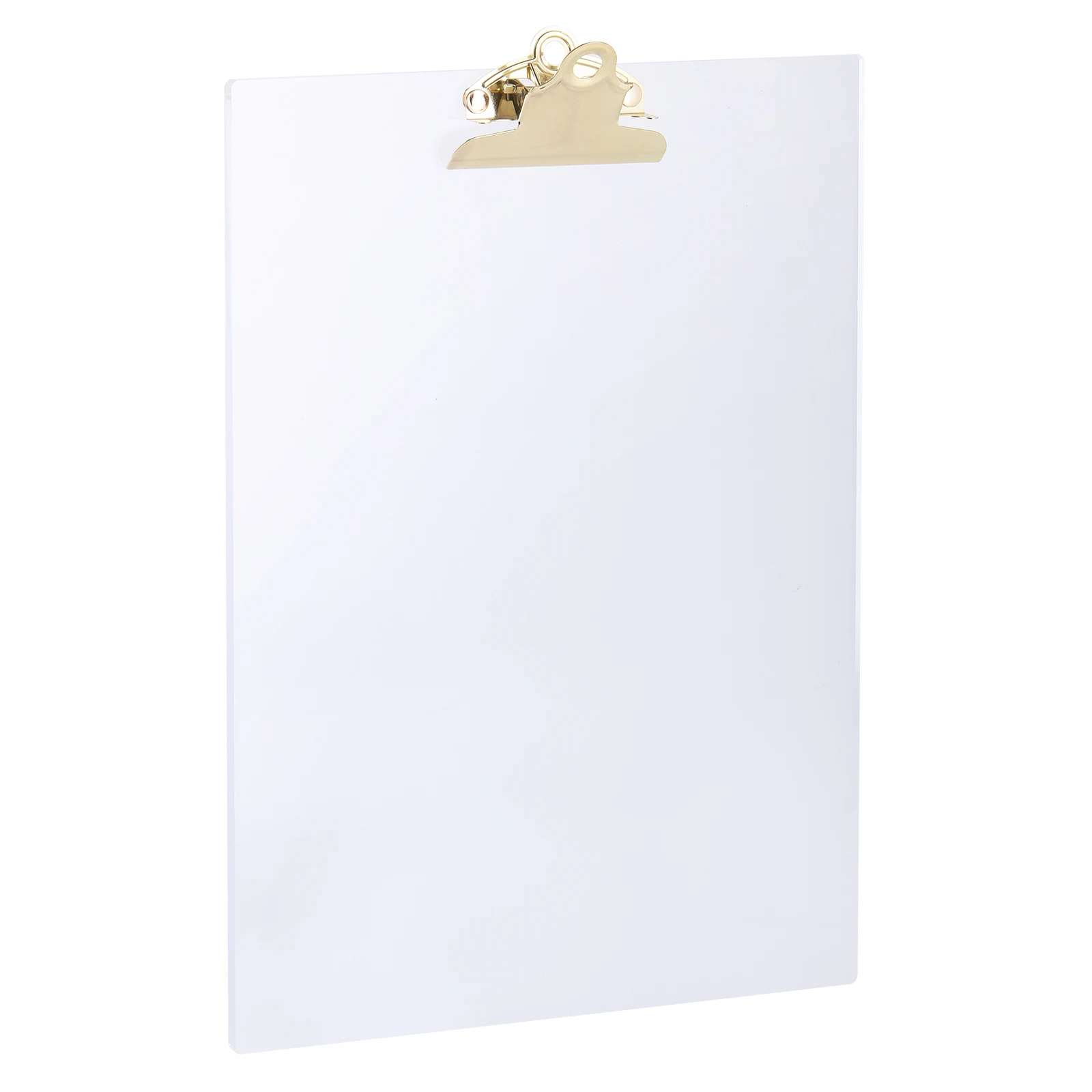 Прозрачная золотистая акриловая папка для бумаг Офисные аксессуары А4