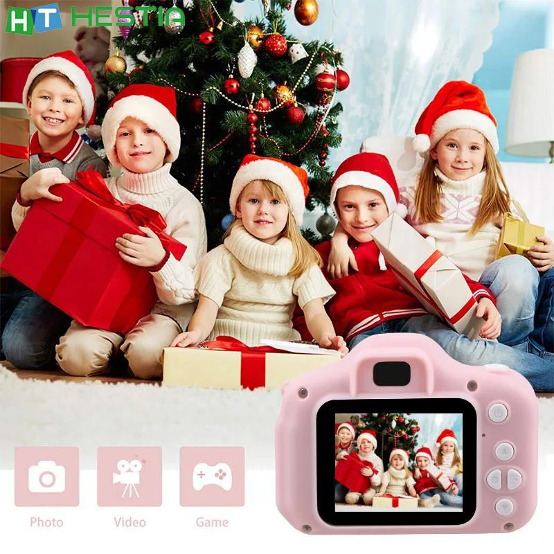 2020 Мини Портативная цифровая детская камера HD 1080p экран Модный милый 2 0 дюймов для