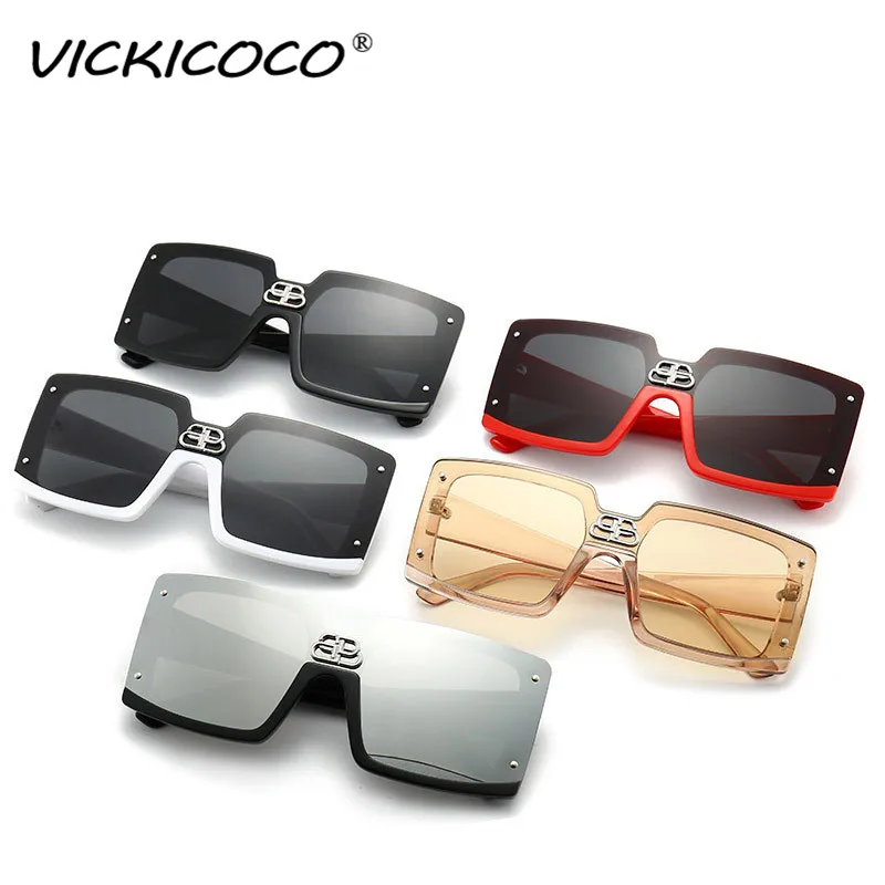 

Retro Big Frame Women Square Sunglasses 2020 Fashion Ladies Sunglasses Vintage Oversized Goggles Sunglasses Men Shades Glasses
