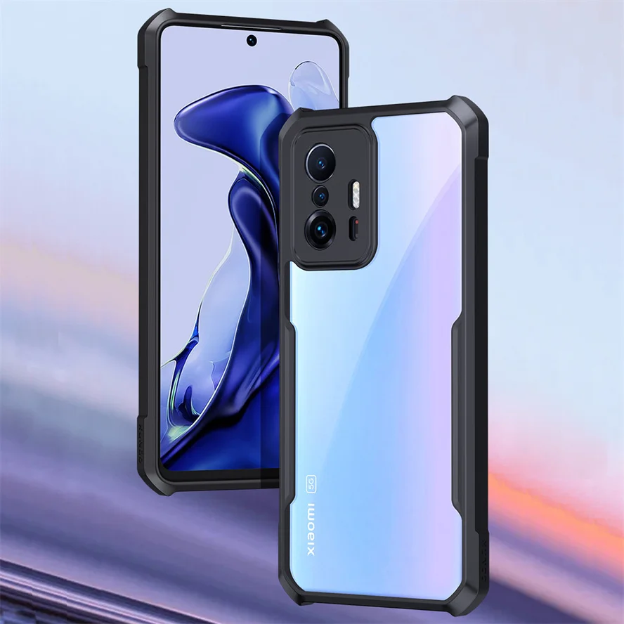 

mi-11t pro case, bumper case for mi11t pro xiaomi 11t pro shockproof clear cover redmi note11 11pro max phone cases mi 11 t pro