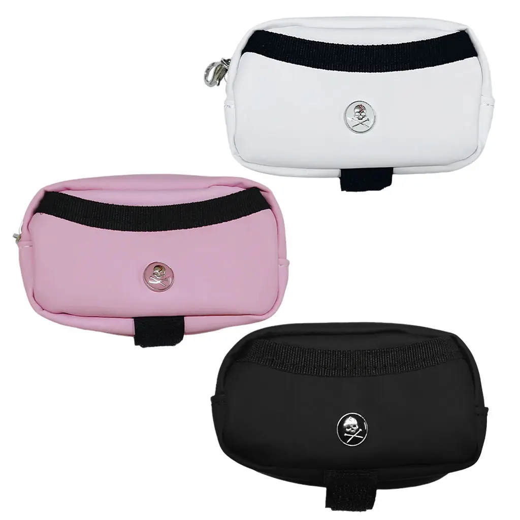 

Golf Ball Carry Bag Waterproof Golf Accessories Small Lightweight Portable Waist Bag