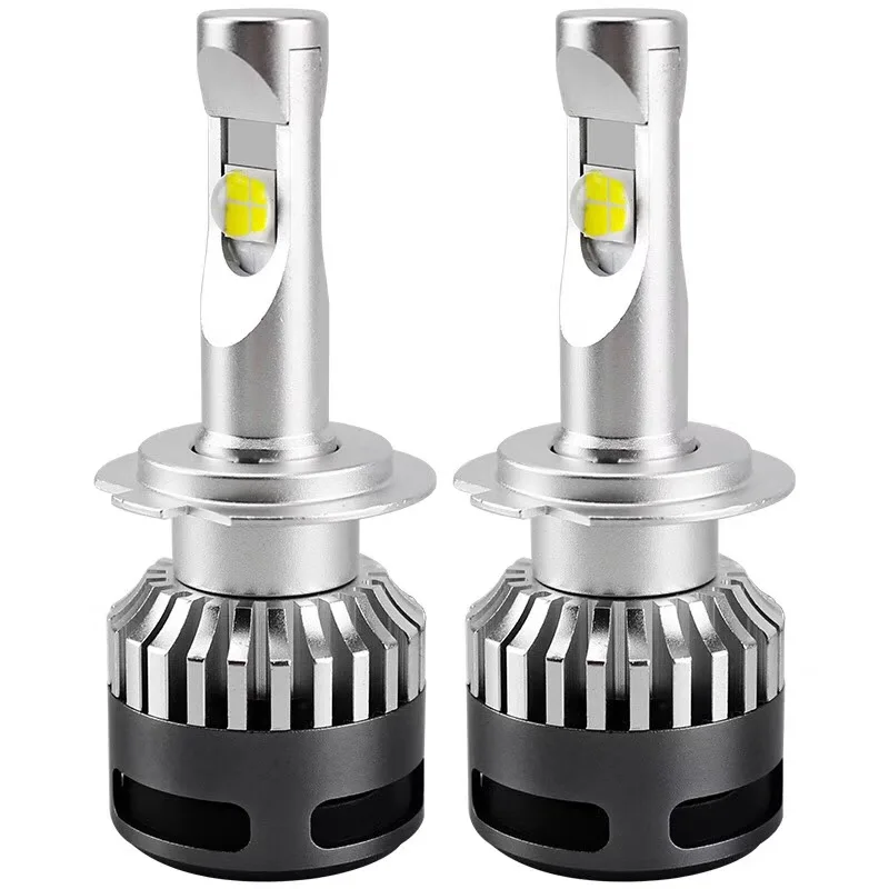 2 шт. H4 hi/короче спереди и длиннее сзади) Led H8 H9 H11 HB3 hb4 противотуманных фар автомобиля лампы для передних фар xhp70 чип-диод лампочка светодиодное освещение H1 110W H7 D1S D2S 9004 9007 авто лампы 12V 6000K