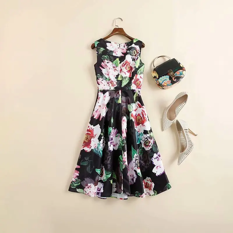 Женское платье в европейском и американском стиле новое модное платье-жилет без