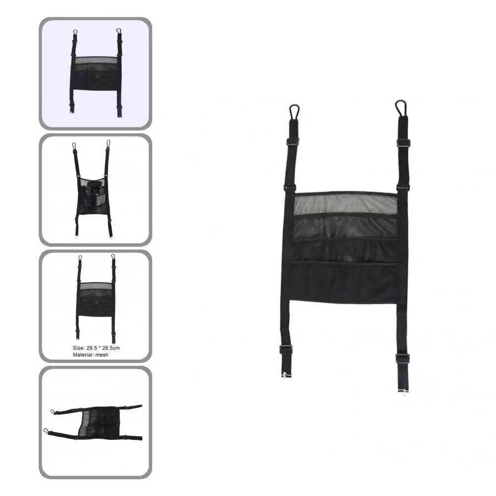 

Cargo Net Space Saving Black Foldable Car Storage Organizer Storage Mesh Net Bag for Auto