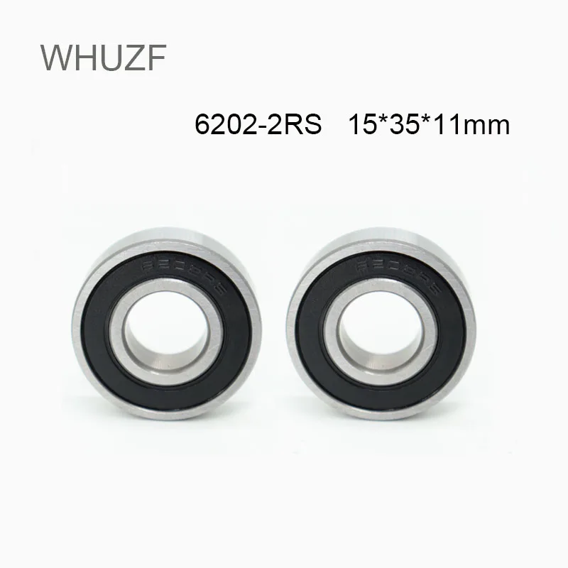 Whuzf 10/20 peças 6202rs rolamento ABEC-3 15*35*11mm sulco profundo 6202 2rs rolamentos de esferas 180202 rz 6202 2rz qualidade emq