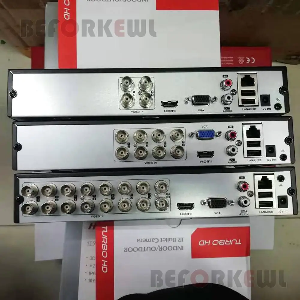 Billig HD Hikvision Englisch Version DS-7204/08/16HGHI-F1/N 1080P 4/8/16CH CCTV DVR Für Analog/HDTVI/AHD/CVI Sicherheit Kamera 1SATA