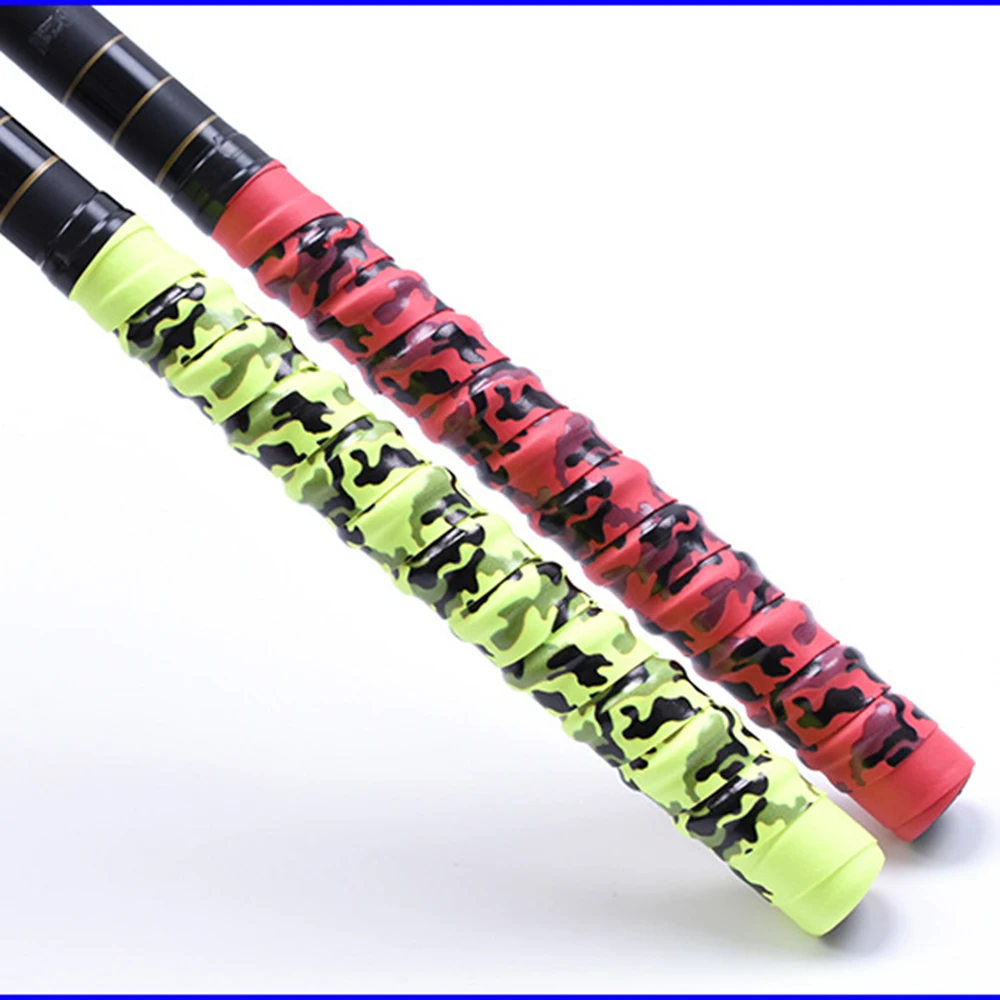 

1pc Camouflage Badminton Tennis Racket Overgrips Anti-skid Sweat Tape Absorbed Wraps Fishing Skidproof Sweat Band Grips