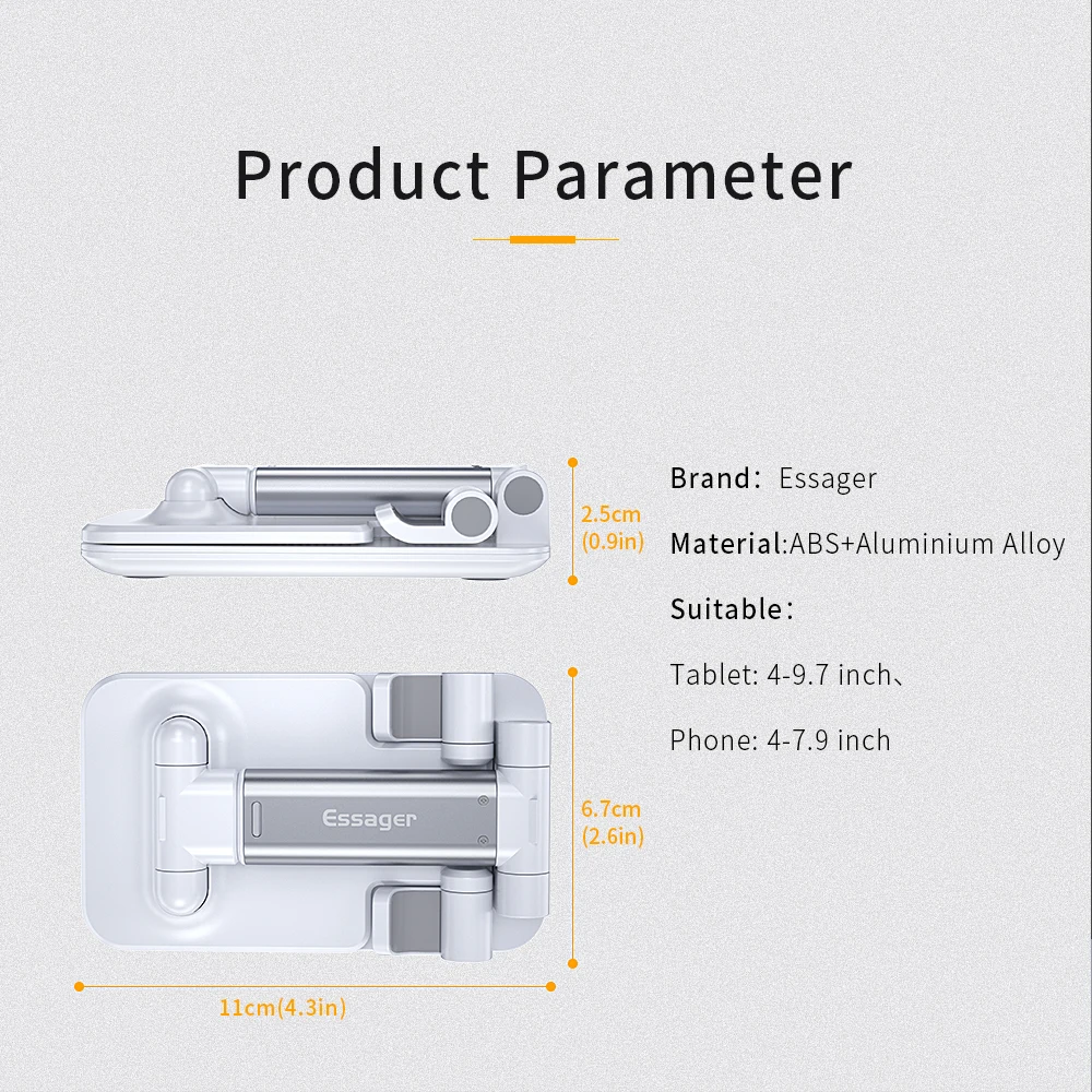 Essager держатель для мобильного телефона Подставка для iPhone 11 Pro Max X iPad регулируемый металлический стол настольный планшет универсальный держатель для сотового телефона